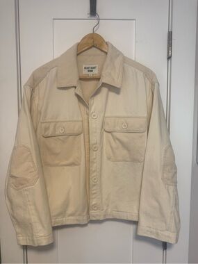 Velvet Heart Cream Utility Jacket